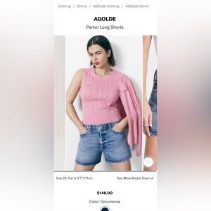 Agolde Parker Long Short